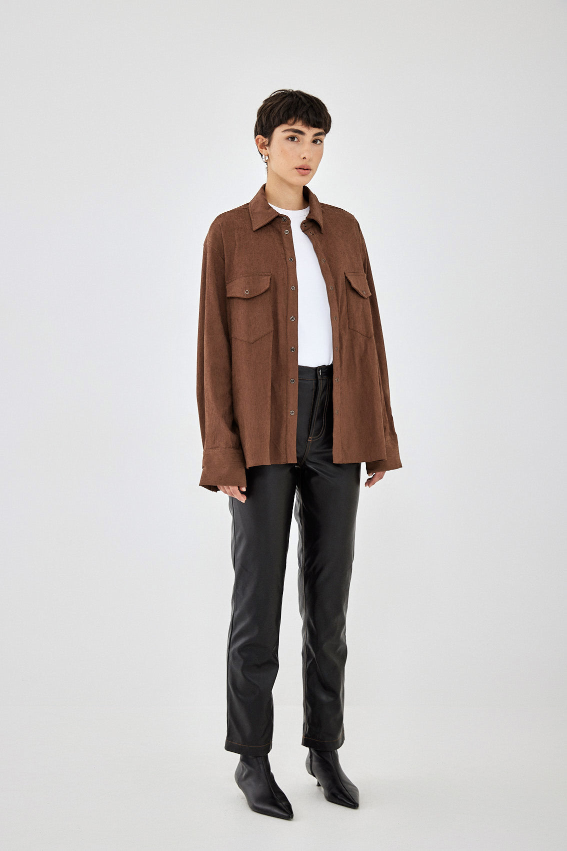 Corduroy Button Up Shirt - Dé Rococo