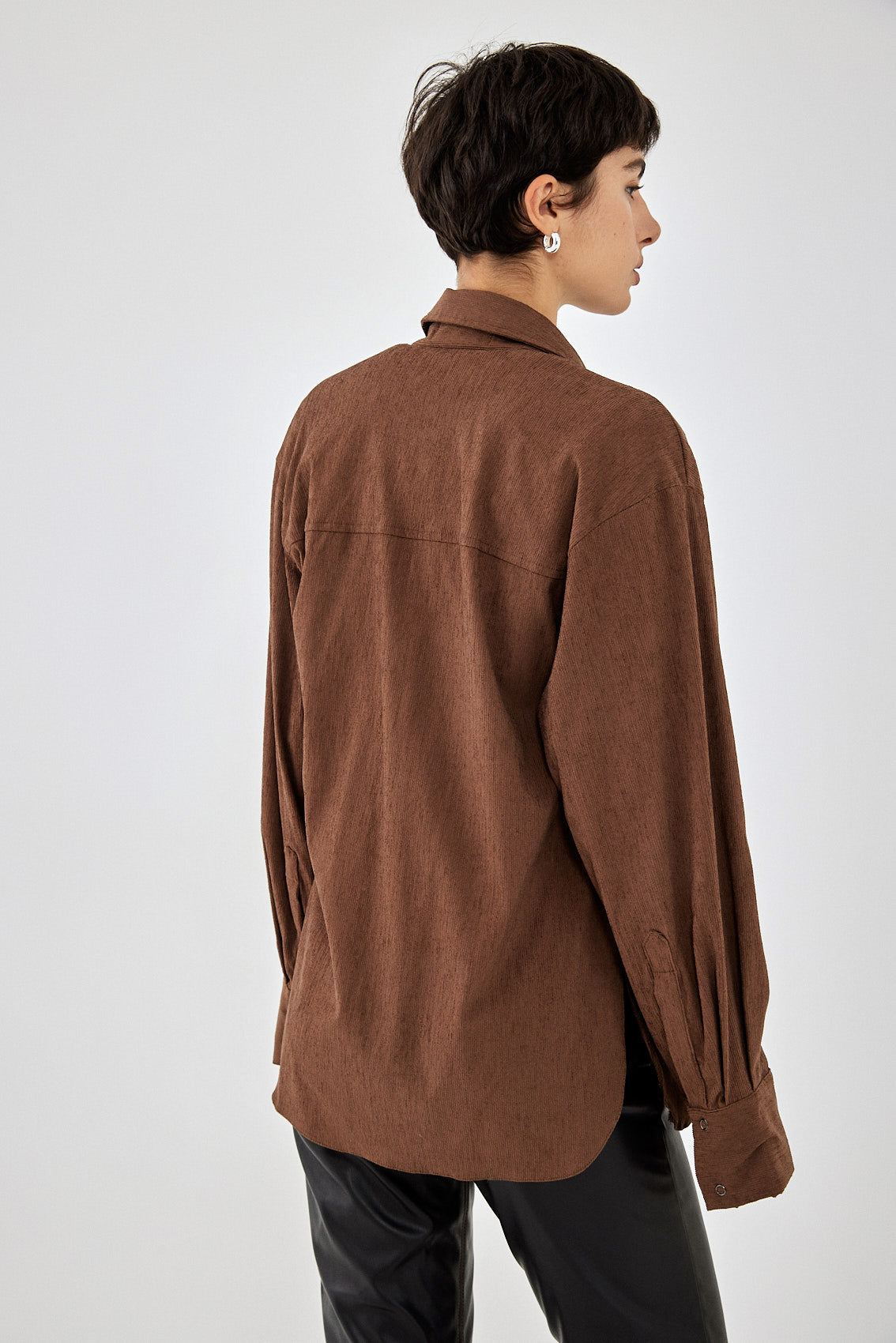 Corduroy Button Up Shirt - Dé Rococo