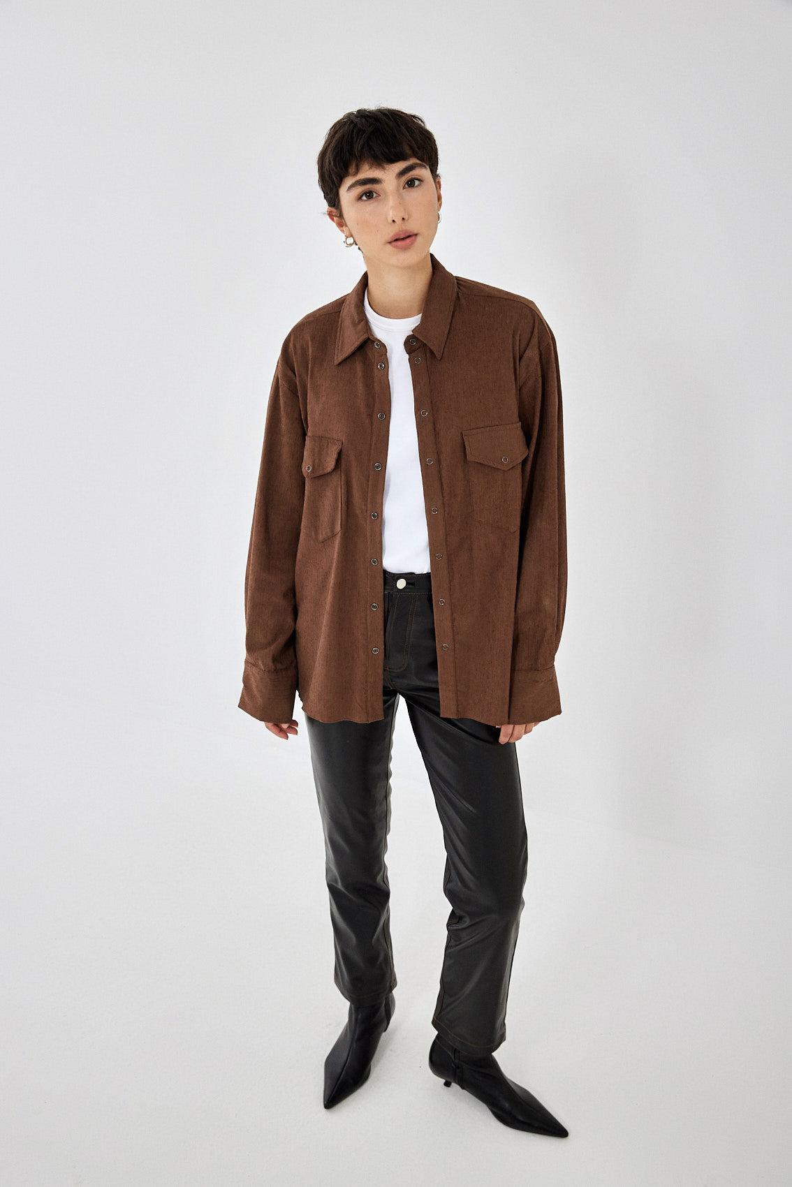 Corduroy Button Up Shirt - Dé Rococo