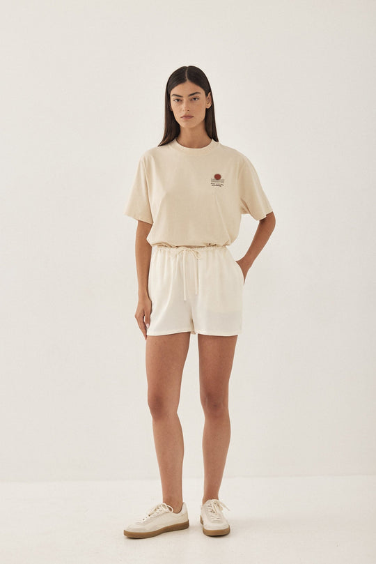 Satin Drawstring Shorts - Dé Rococo