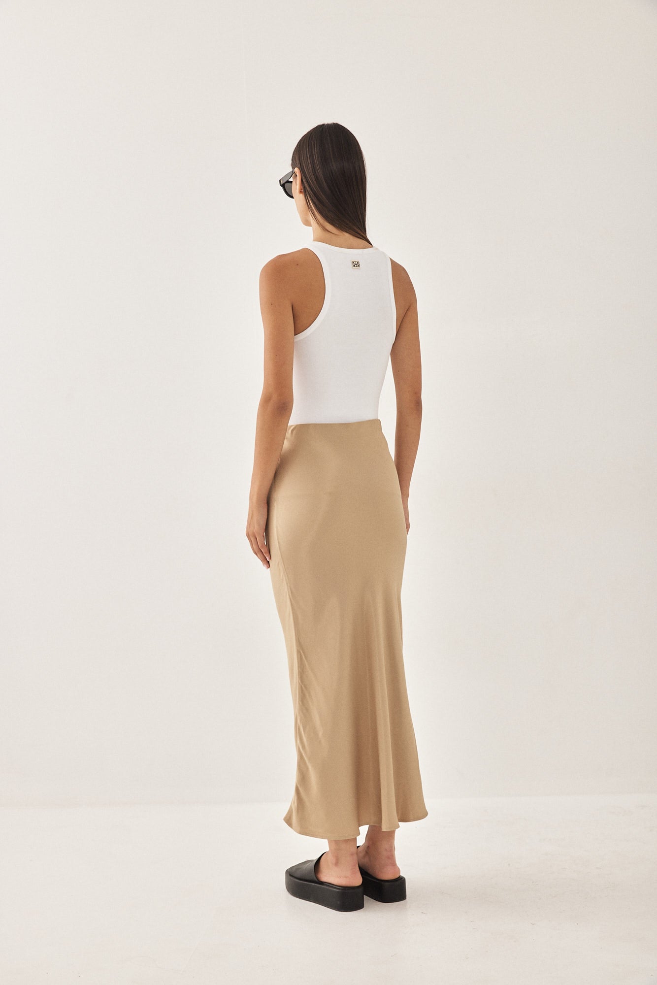 Satin Slip Skirt - Dé Rococo
