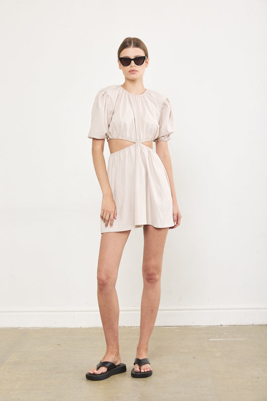 Cut-Out Mini Dress