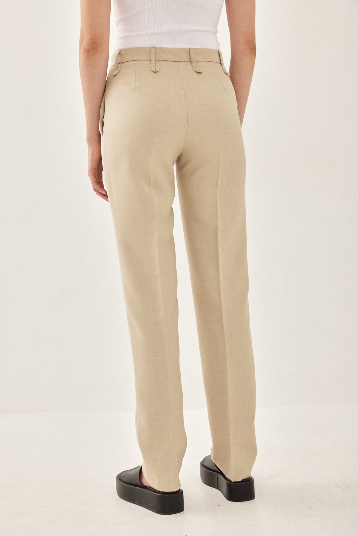 Mid Rise Slim Daddy Pants - Dé Rococo