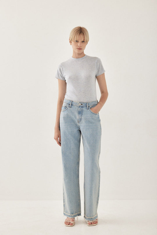 Knitted Crewneck T Shirt - Dé Rococo