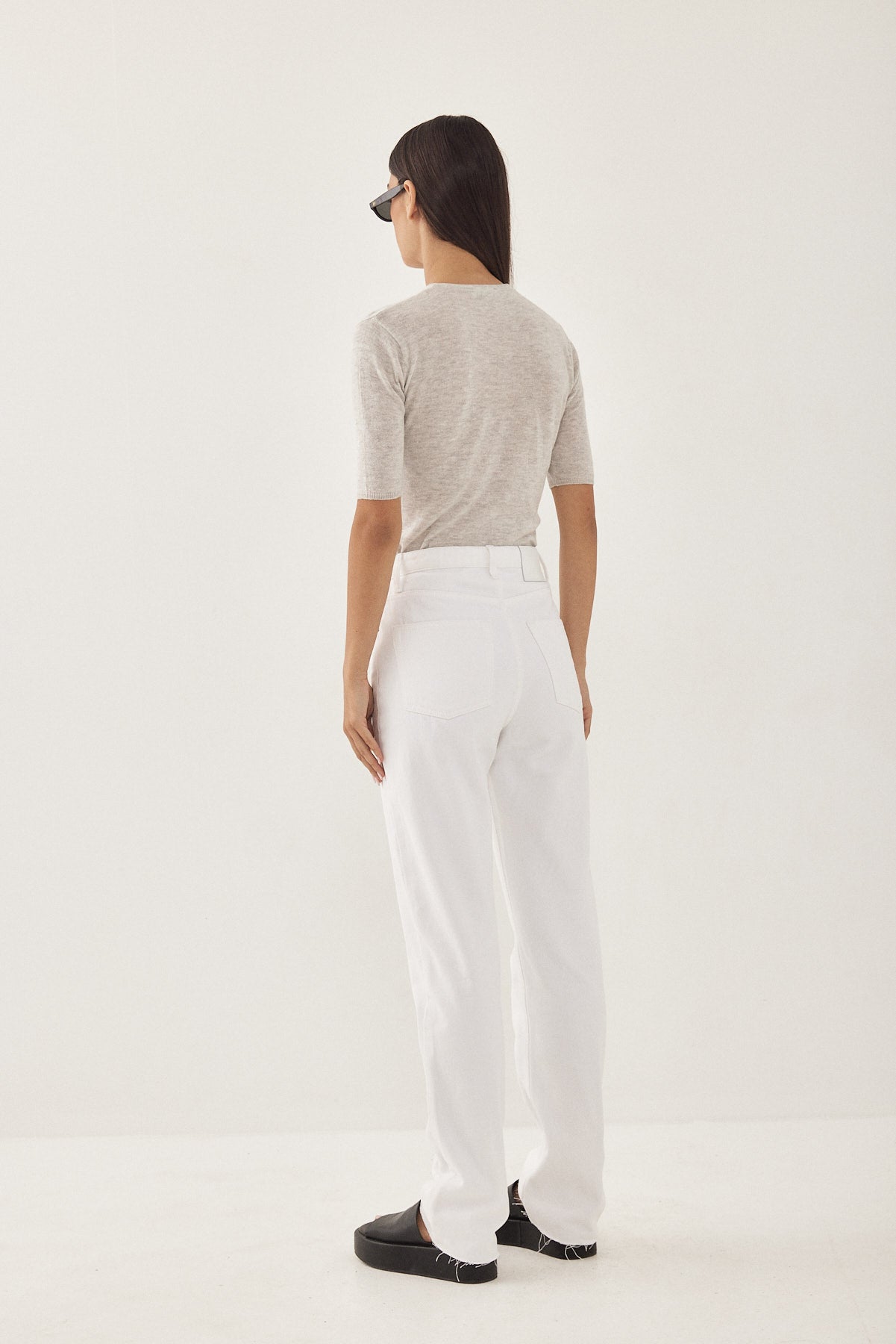Knitted Mid Sleeve T Shirt - Dé Rococo