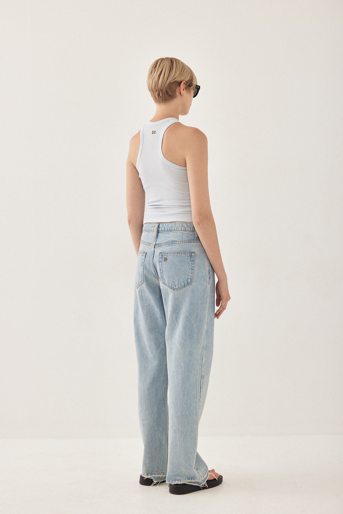 Racerback Ribbed Top - Dé Rococo