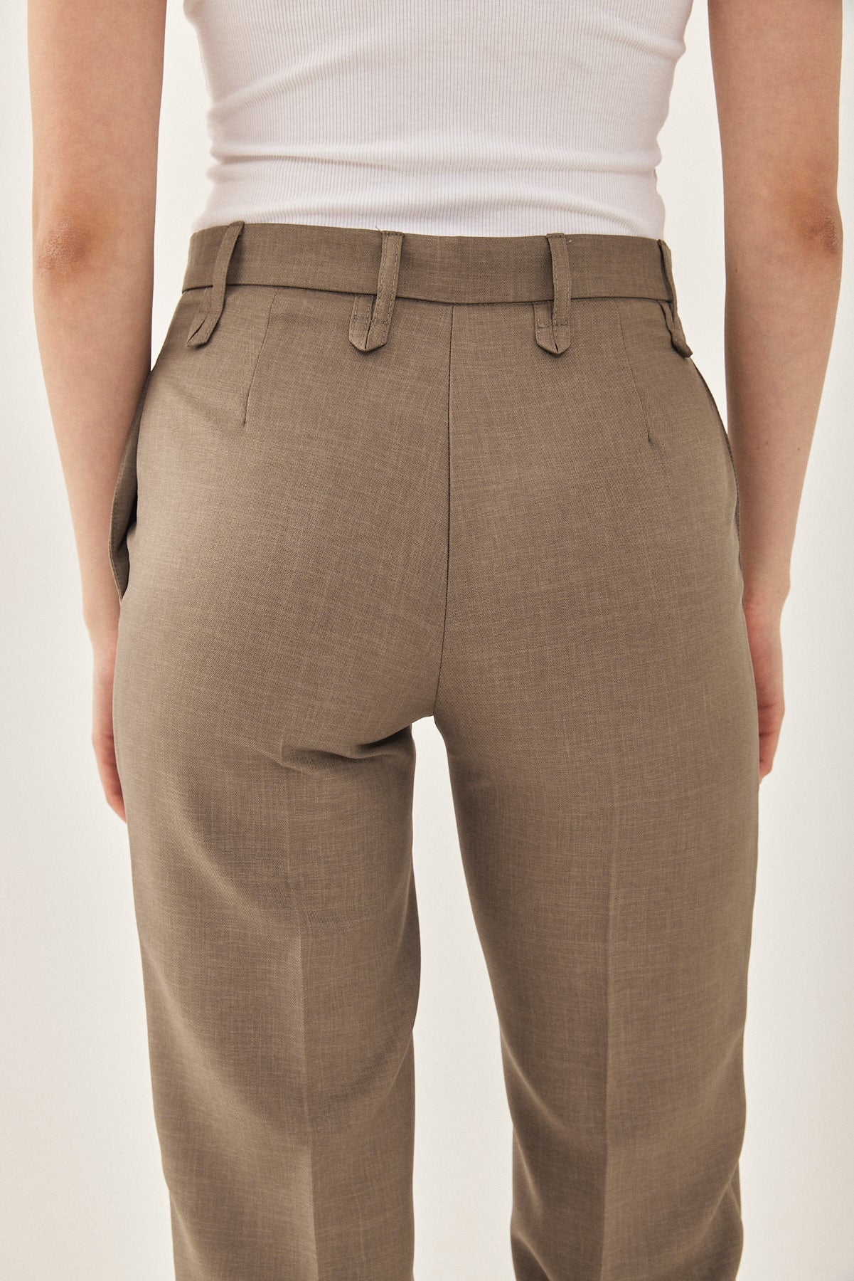 Mid Rise Slim Daddy Pants - Dé Rococo