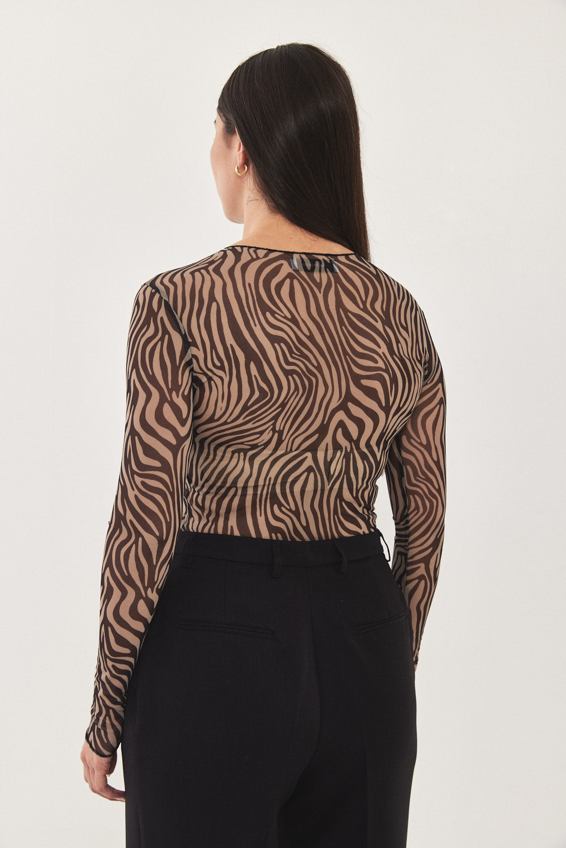 Zebra Mesh Top - Dé Rococo