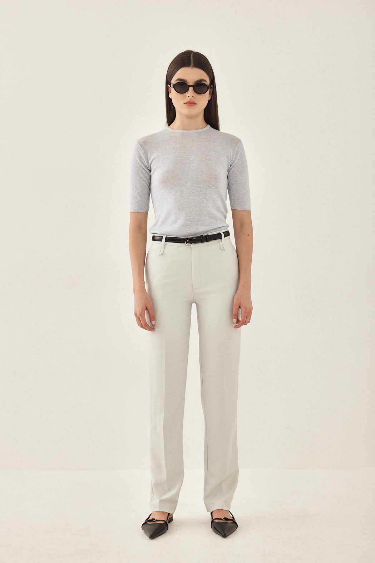 Mid Rise Slim Daddy Pants - Dé Rococo