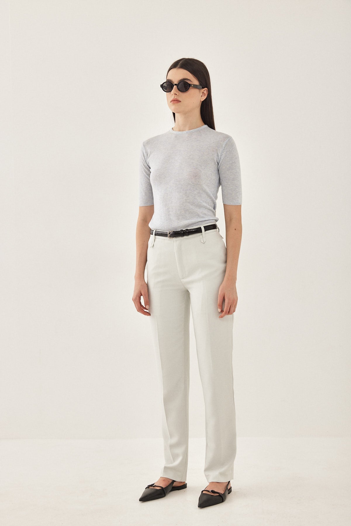 Mid Rise Slim Daddy Pants - Dé Rococo