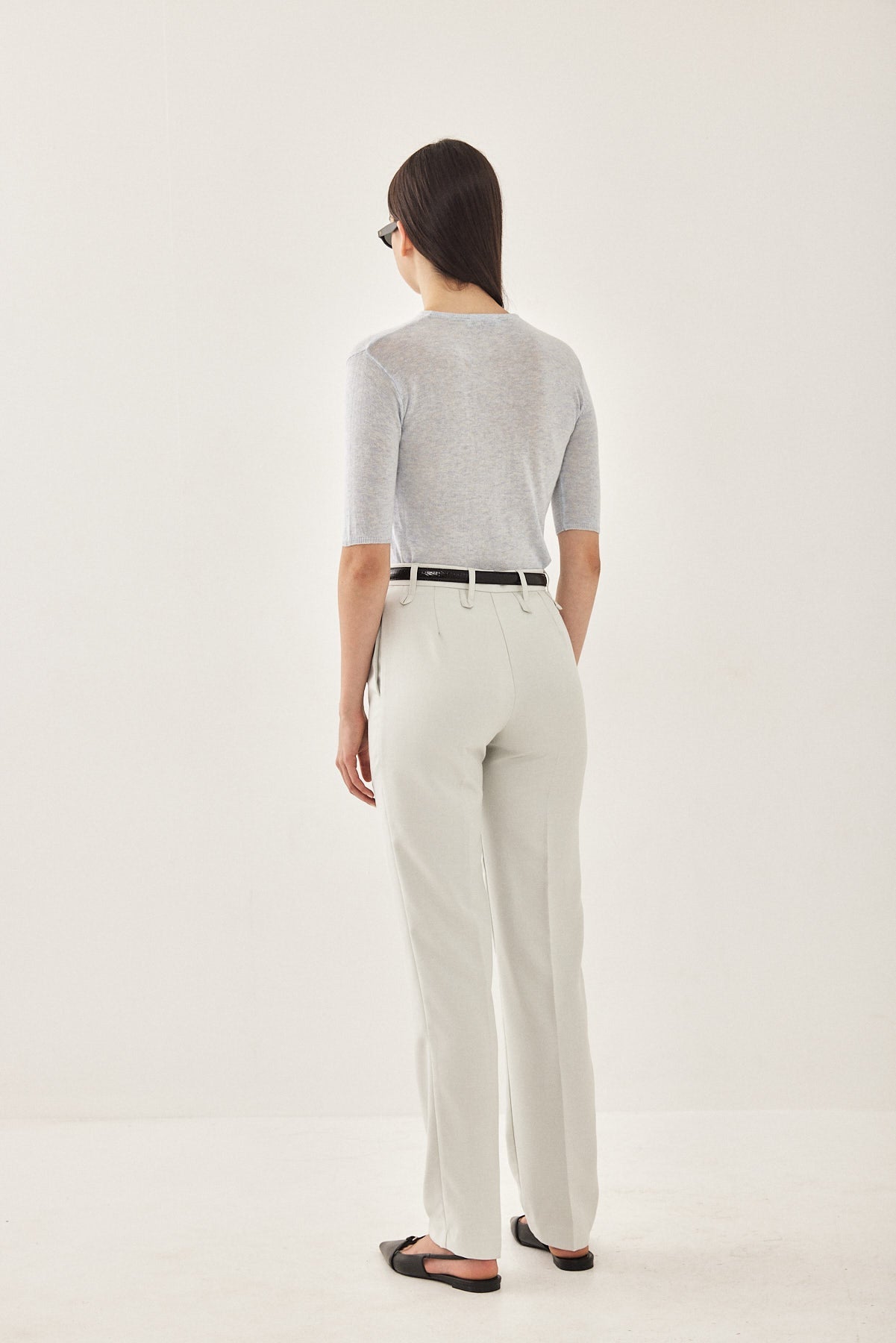 Mid Rise Slim Daddy Pants - Dé Rococo