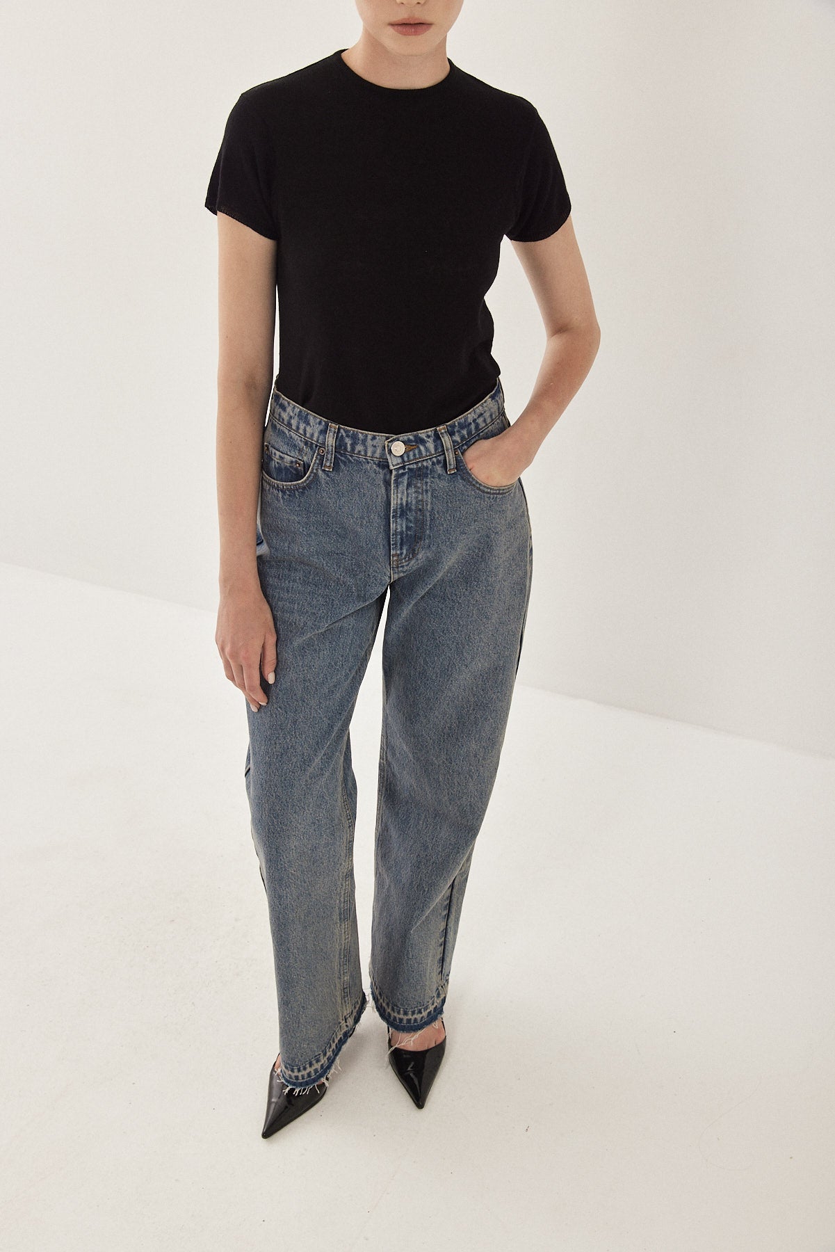 Knitted Crewneck T Shirt - Dé Rococo