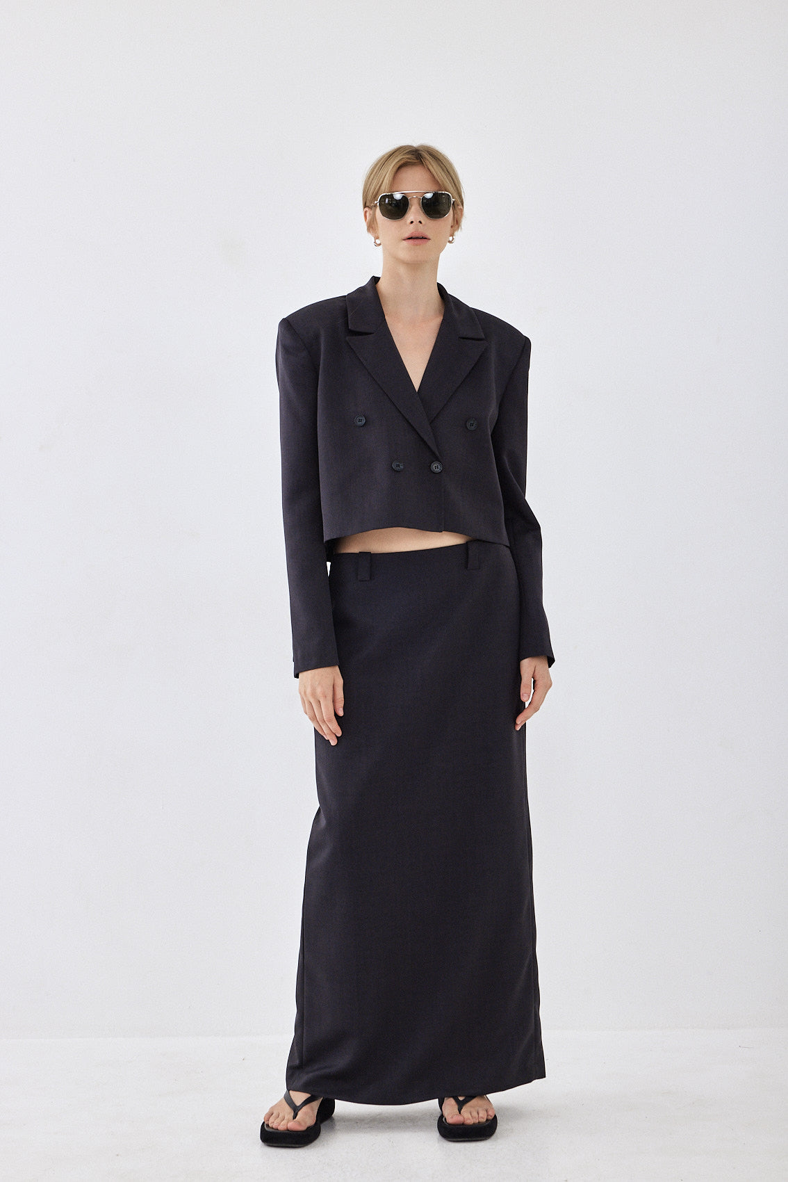 Cropped Daddy Blazer - Dé Rococo