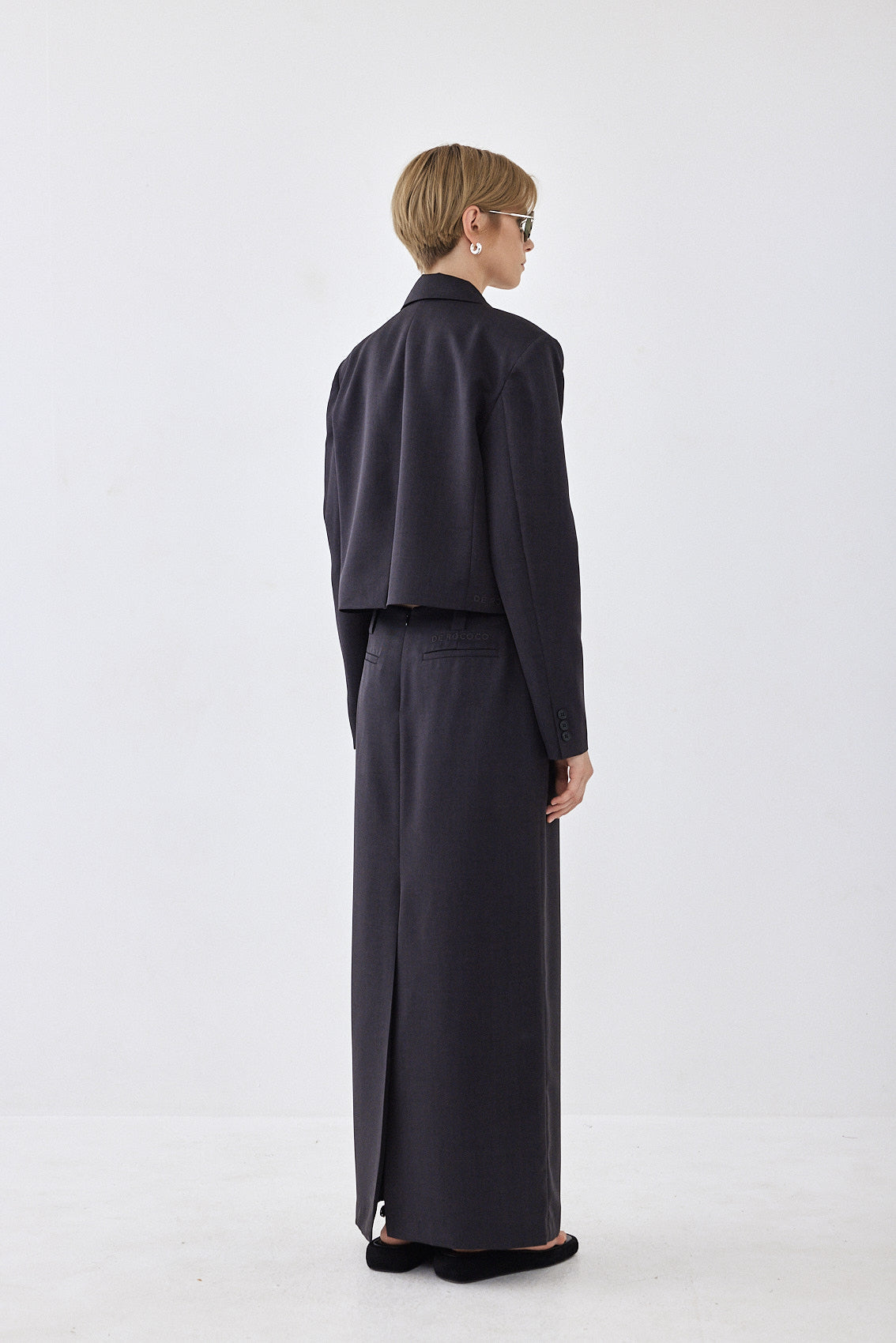 Cropped Daddy Blazer - Dé Rococo