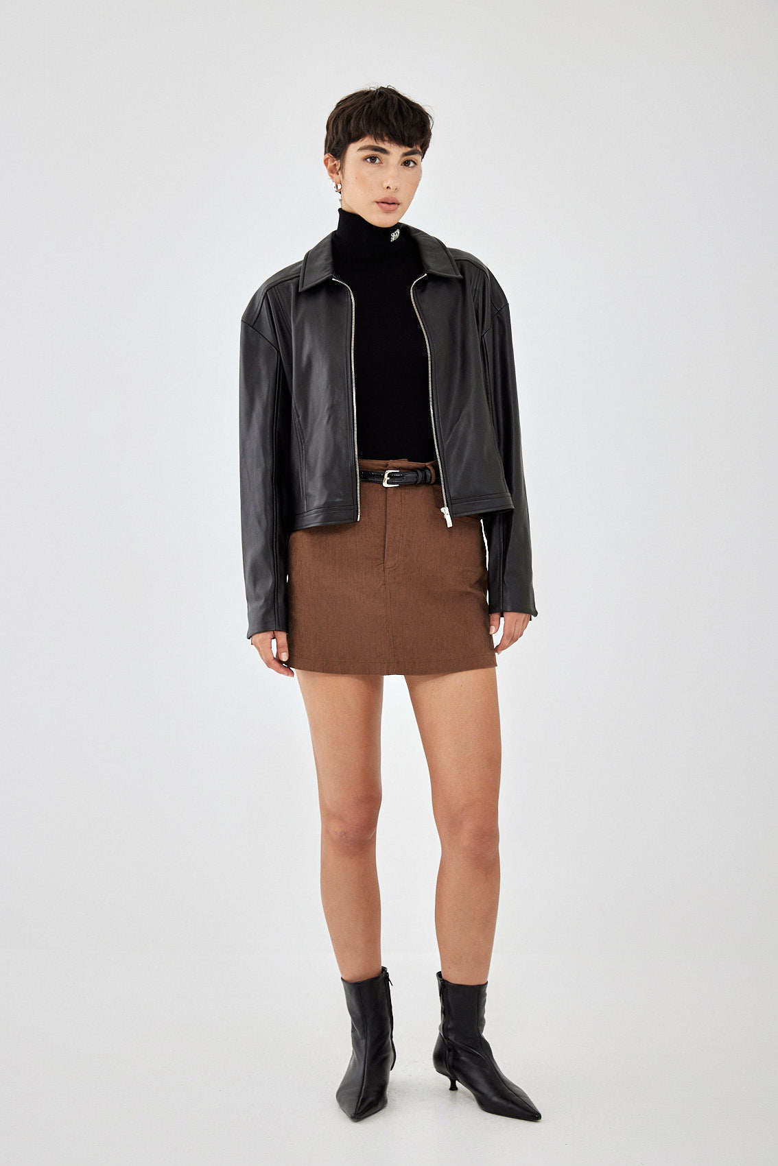 Corduroy A Line Mini Skirt - Dé Rococo