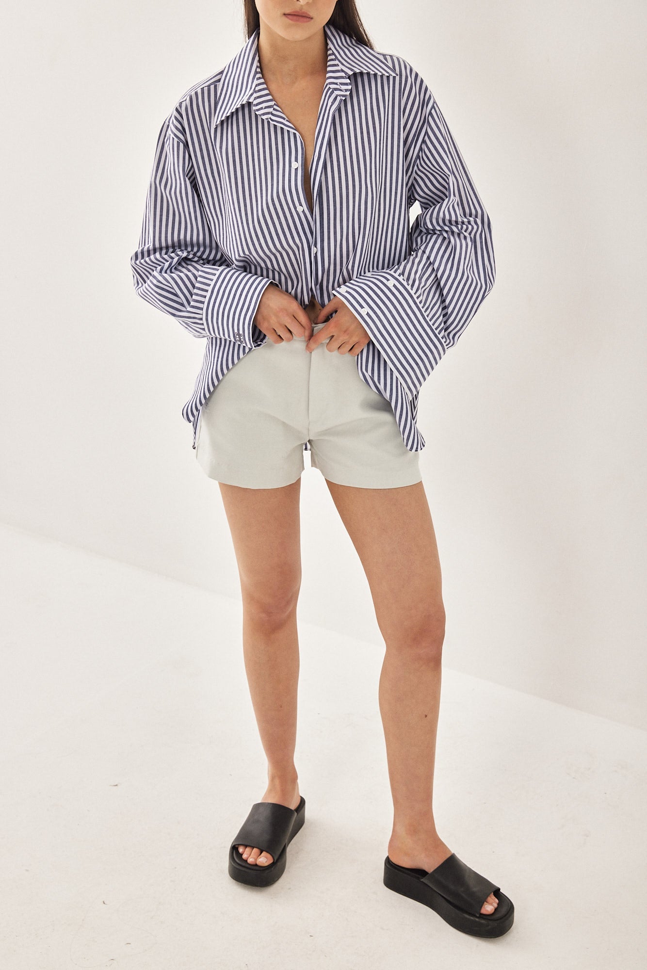 Mid Waist Daddy Shorts - Dé Rococo