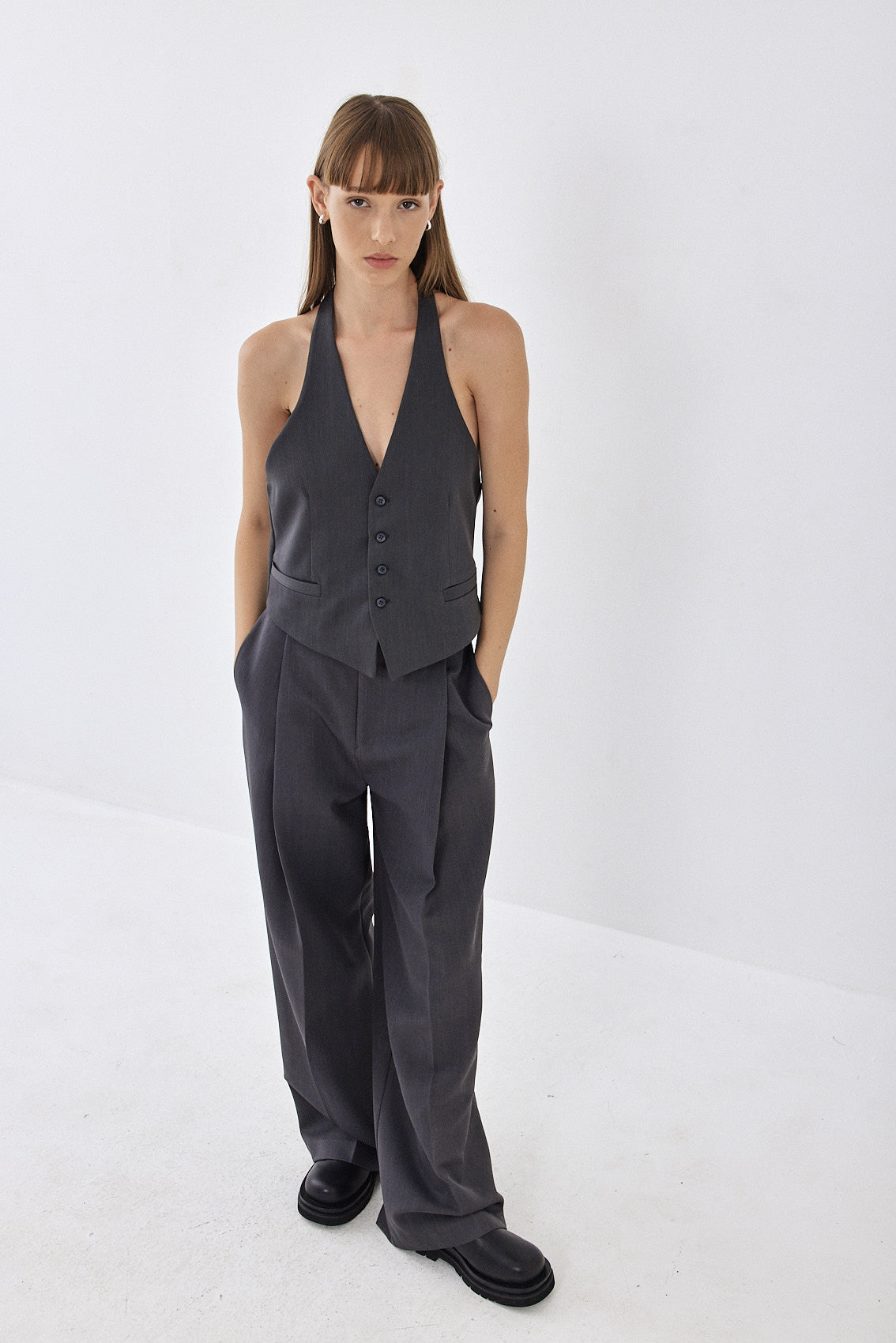 Open Back Daddy Vest - Dé Rococo