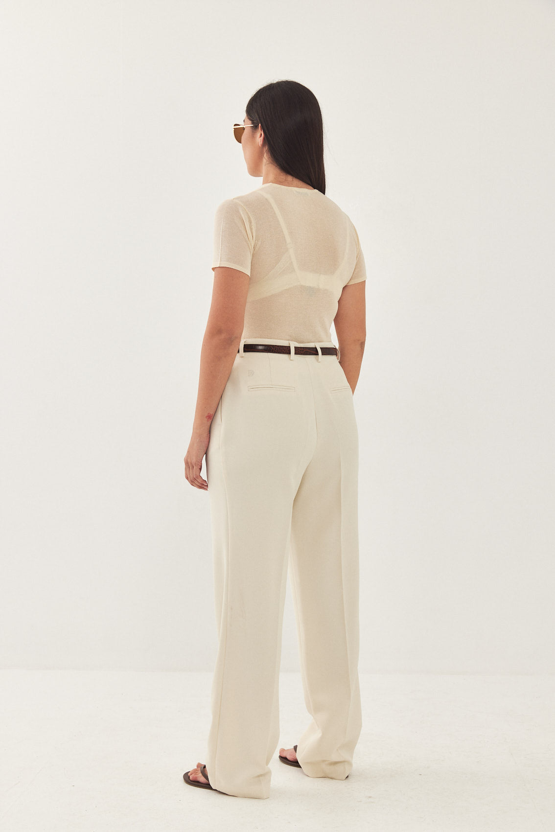 Sheer Knitted T Shirt - Dé Rococo