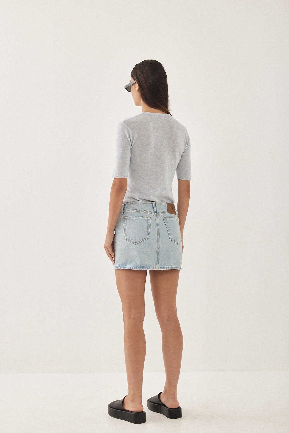 Knitted Mid Sleeve T Shirt - Dé Rococo