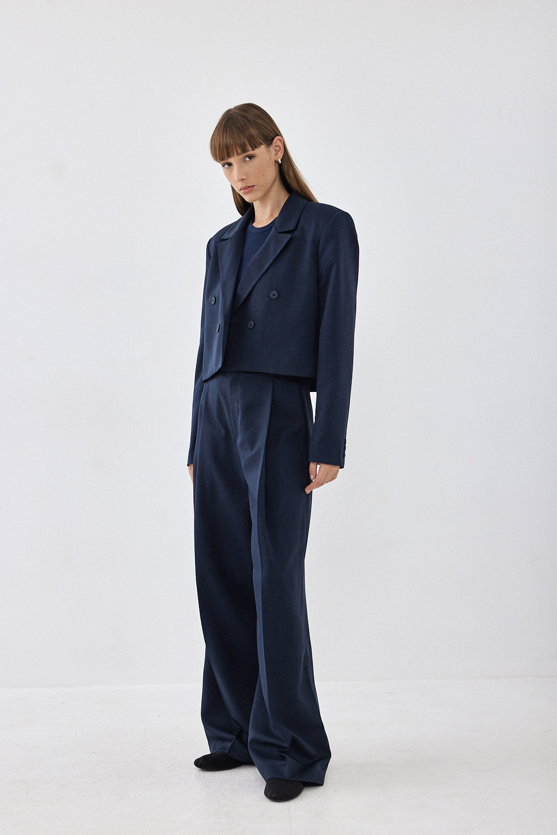 Cropped Daddy Blazer - Dé Rococo