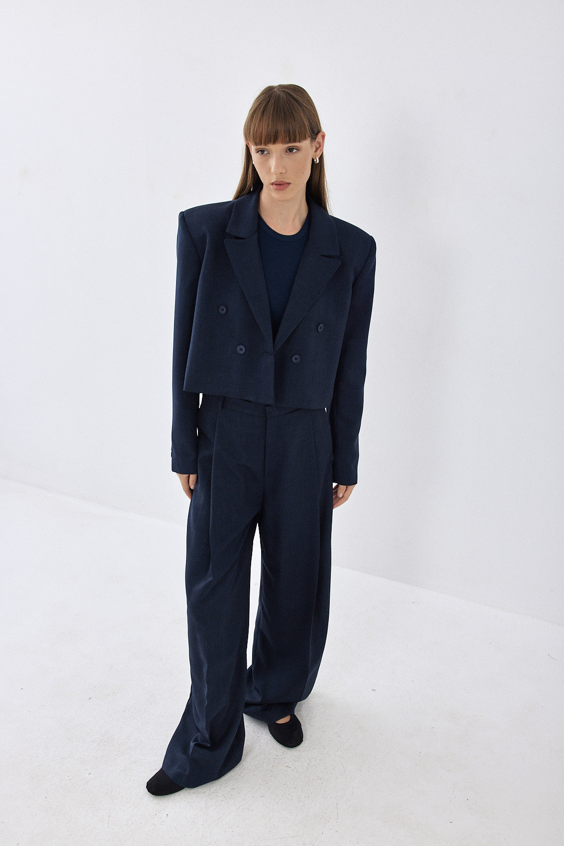 Cropped Daddy Blazer - Dé Rococo