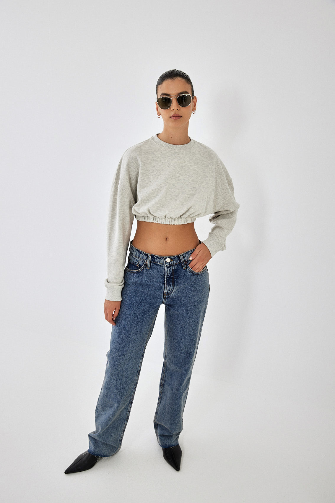 Cropped Sweatshirt - Dé Rococo