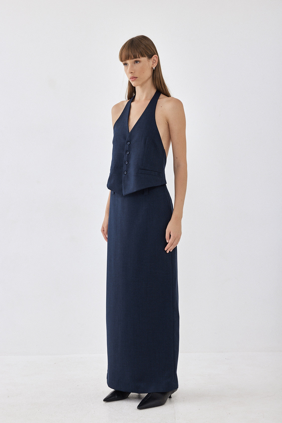Open Back Daddy Vest - Dé Rococo