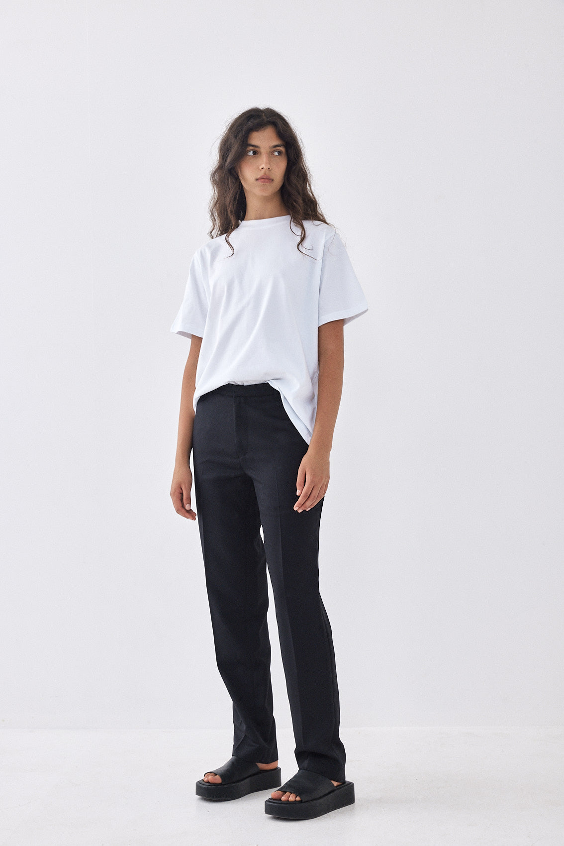 Mid Rise Slim Daddy Pants - Dé Rococo