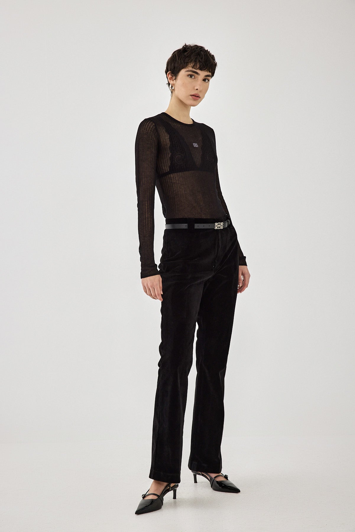 Lightweight Sheer Knitted Top - Dé Rococo