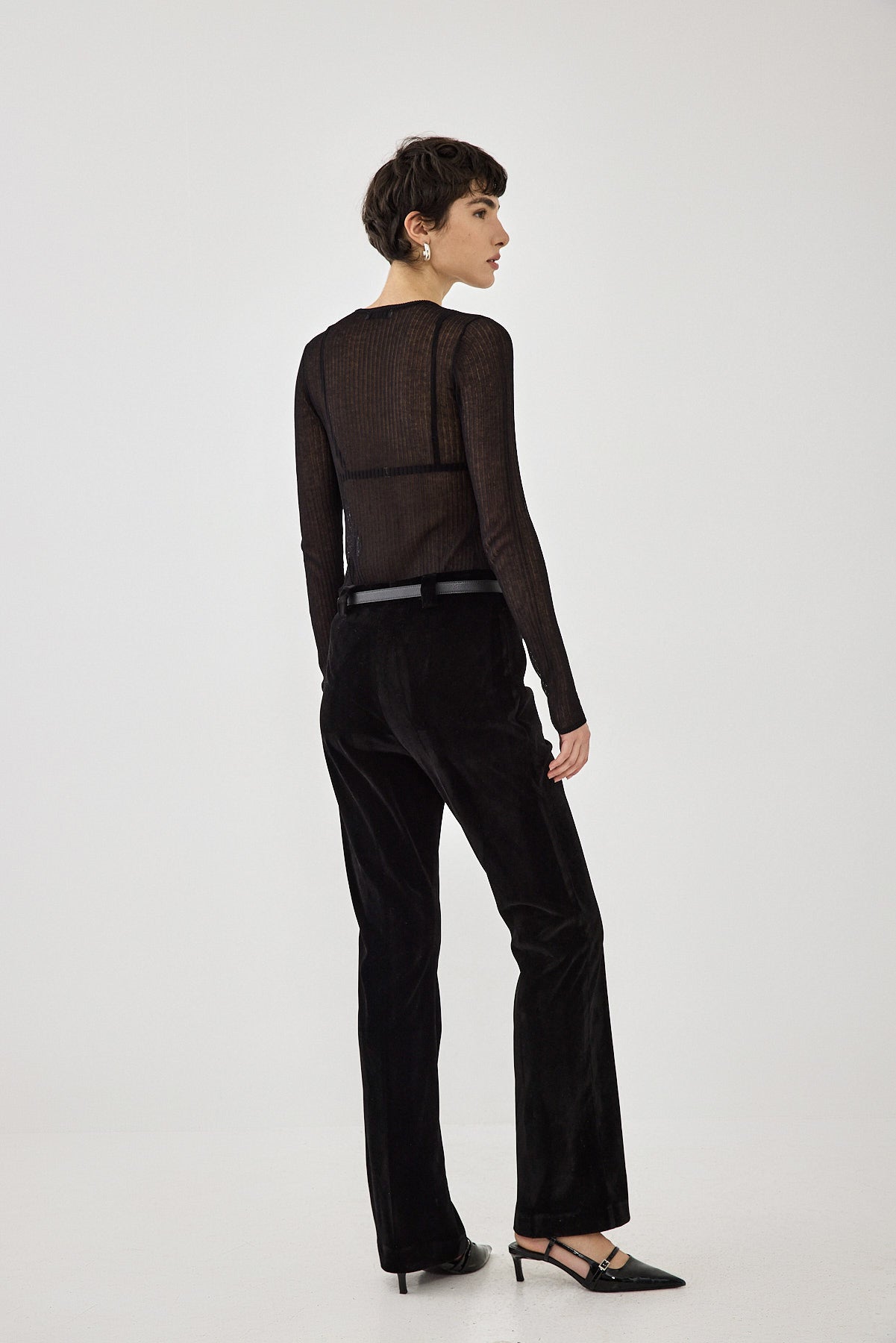 Lightweight Sheer Knitted Top - Dé Rococo