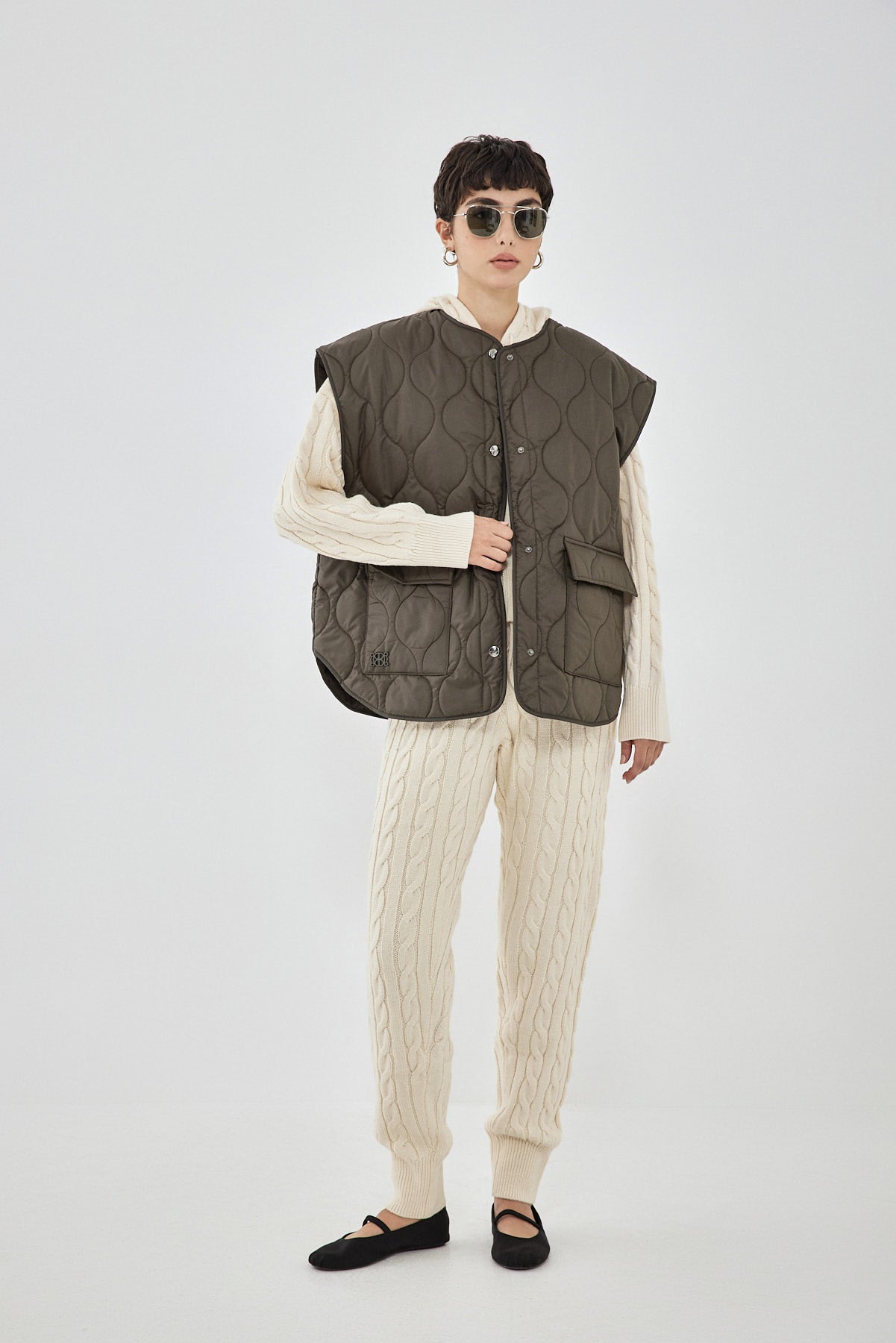 Quilted Vest - Dé Rococo