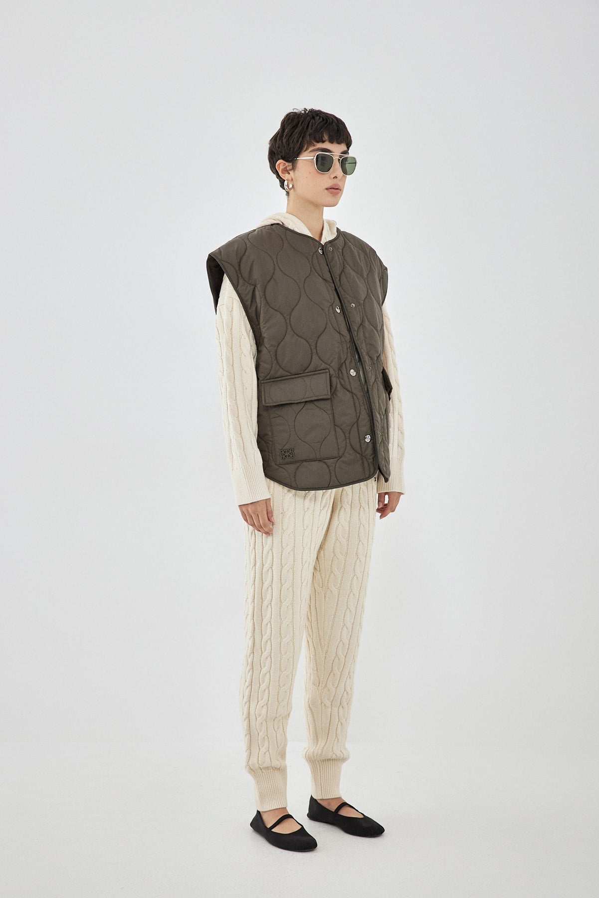 Quilted Vest - Dé Rococo