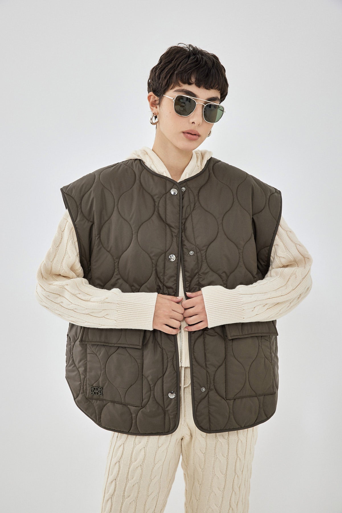 Quilted Vest - Dé Rococo