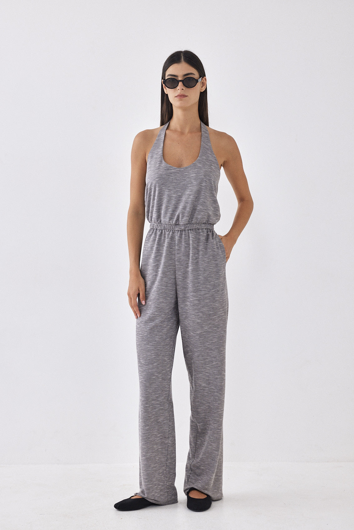 Open Back Lounge Jumpsuit - Dé Rococo