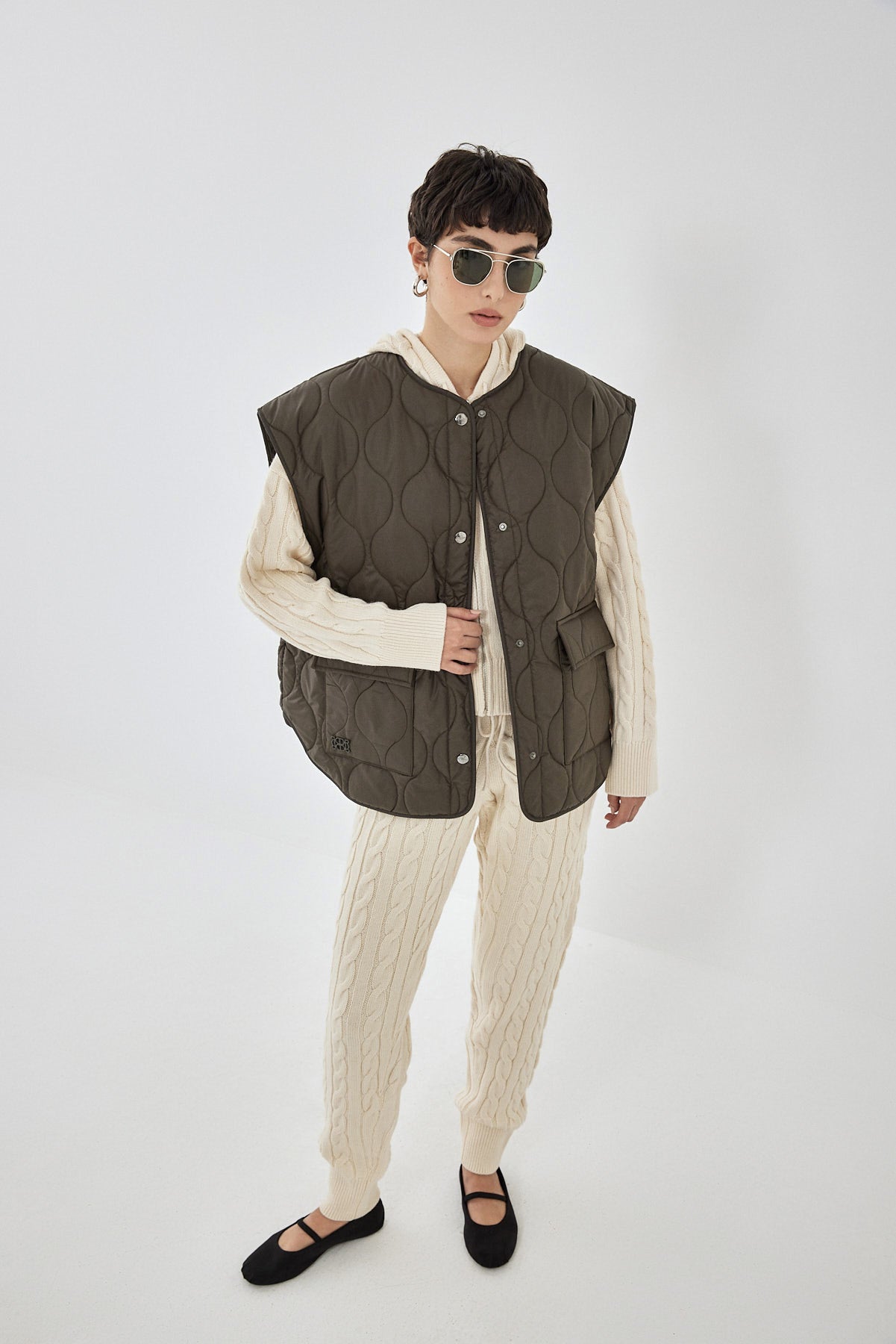 Quilted Vest - Dé Rococo