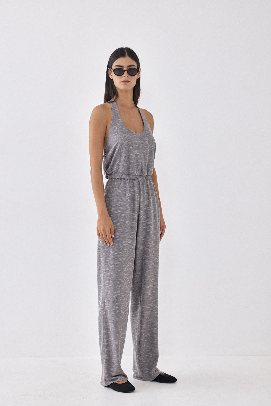 Open Back Lounge Jumpsuit - Dé Rococo