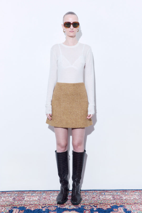 A Line Mini Skirt