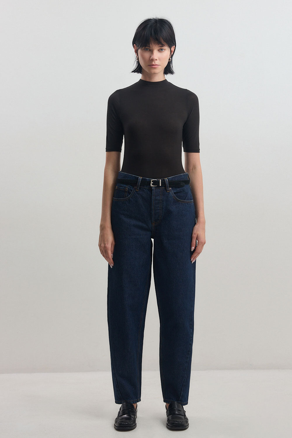 No.21| Mid Rise Barrel Denim