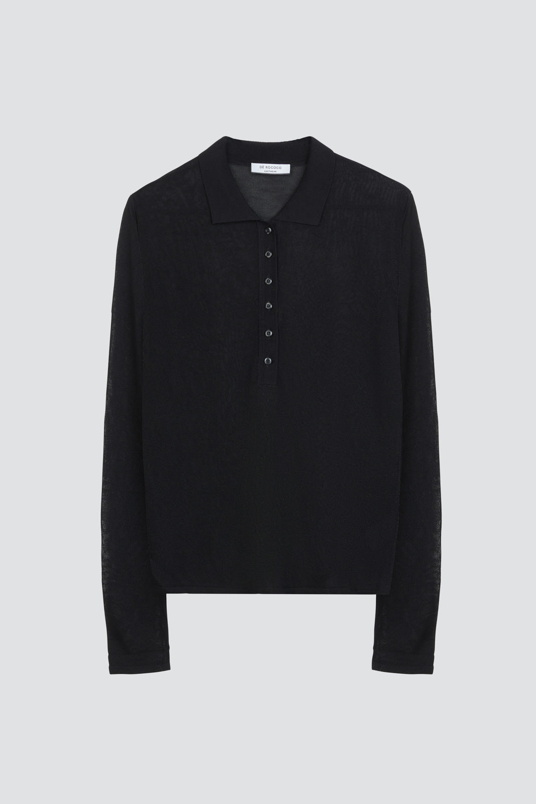 Sheer Polo Tee