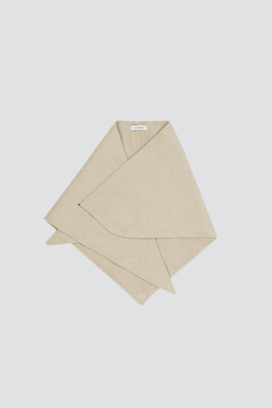 Double Wool Triangle Scarf