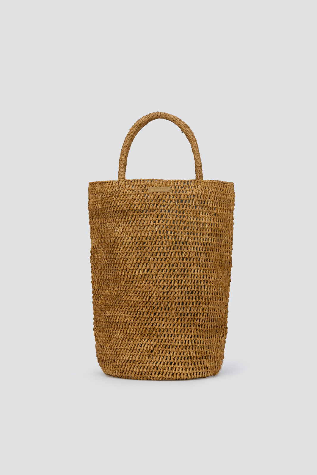 Raffia Crochet Bucket Bag