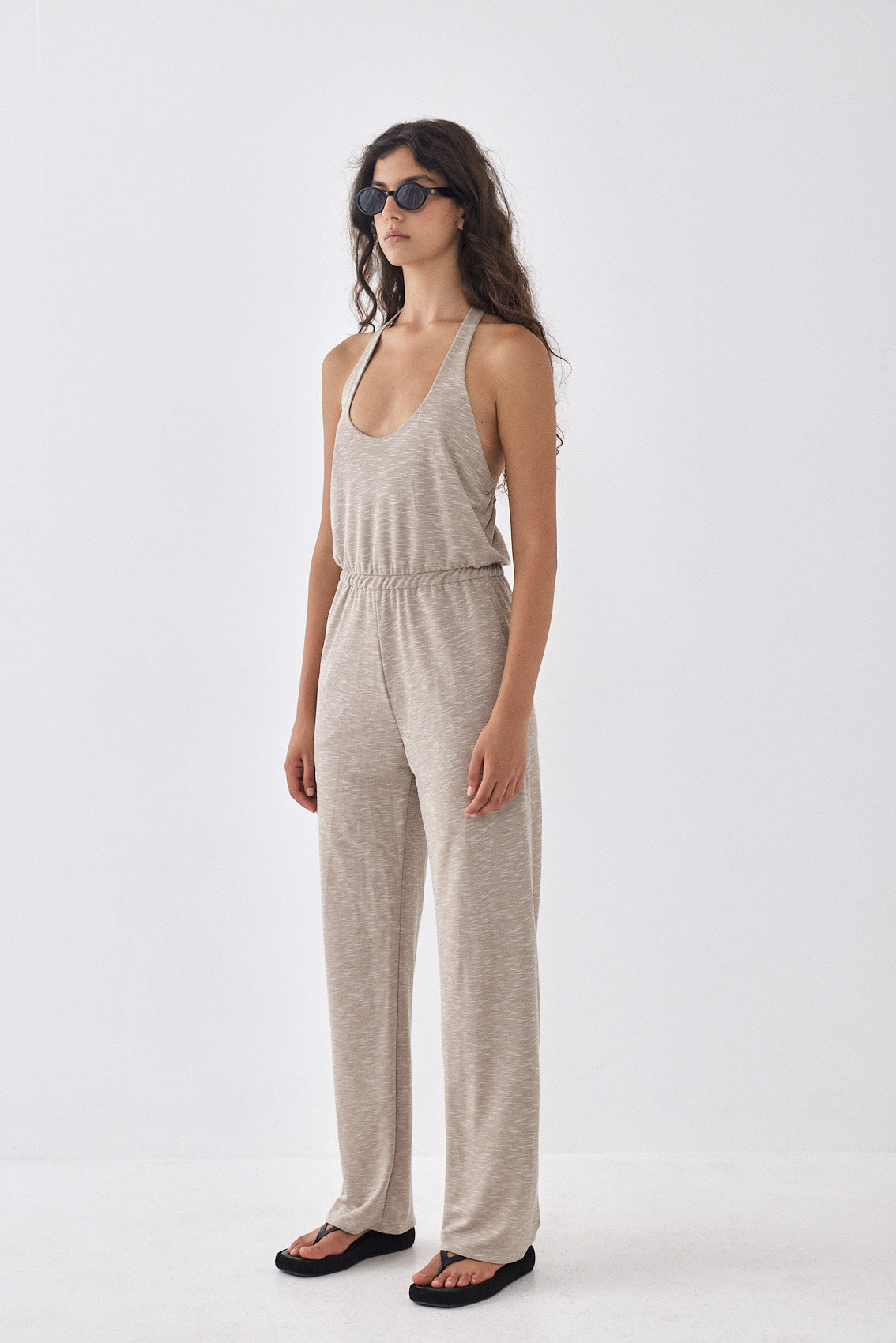 Open Back Lounge Jumpsuit - Dé Rococo