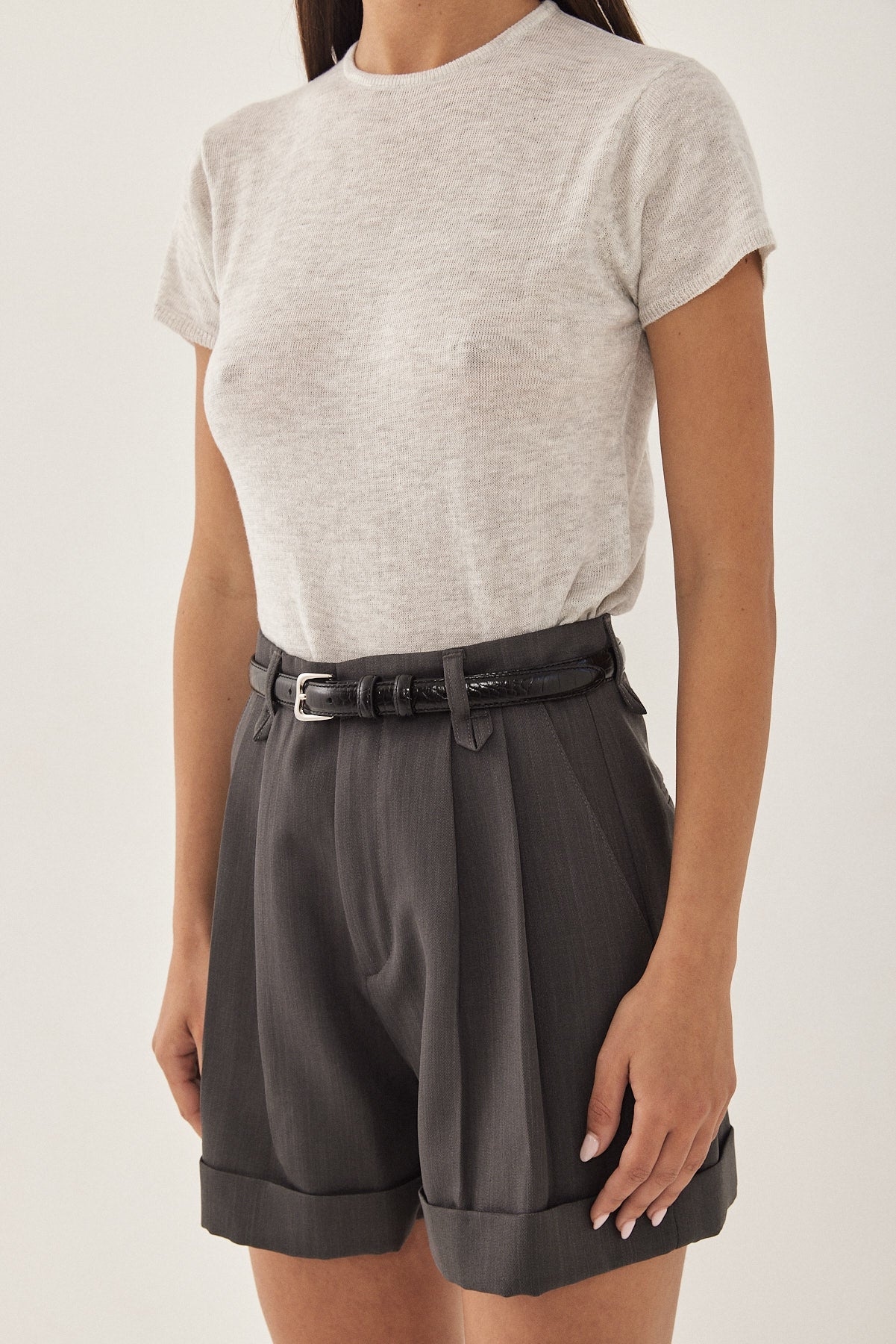 Knitted Crewneck T Shirt - Dé Rococo