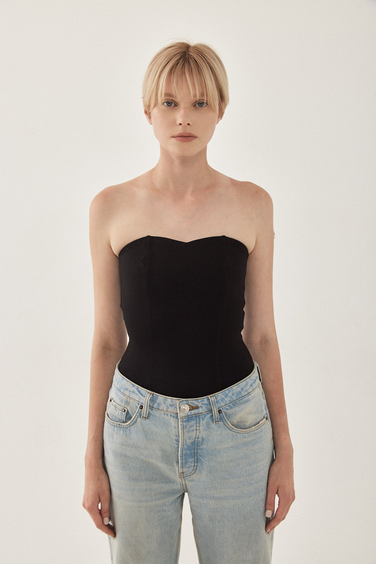 Jersey Strapless Top - Dé Rococo
