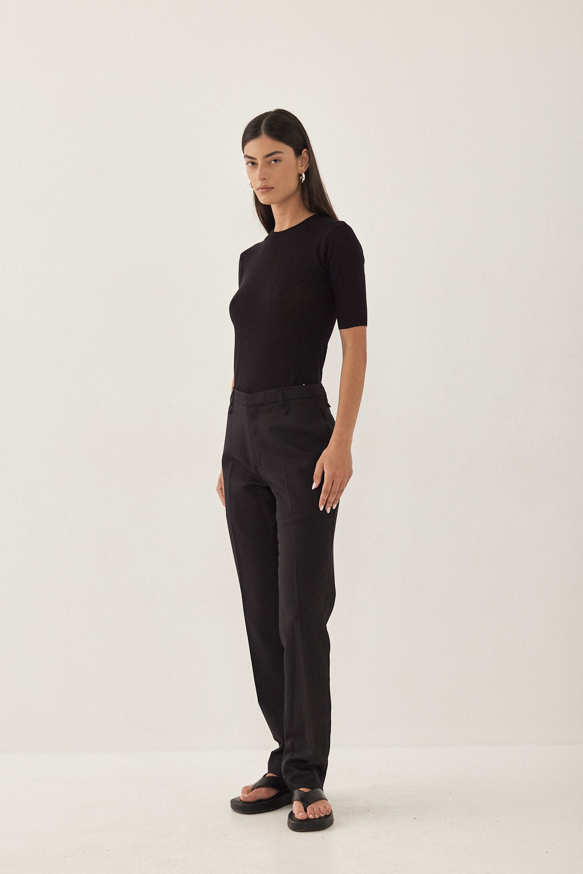 Knitted Mid Sleeve T Shirt - Dé Rococo