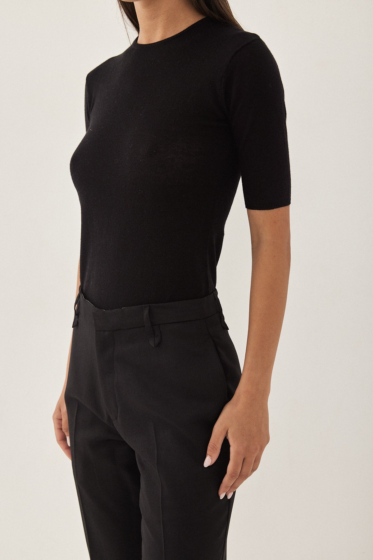 Knitted Mid Sleeve T Shirt - Dé Rococo