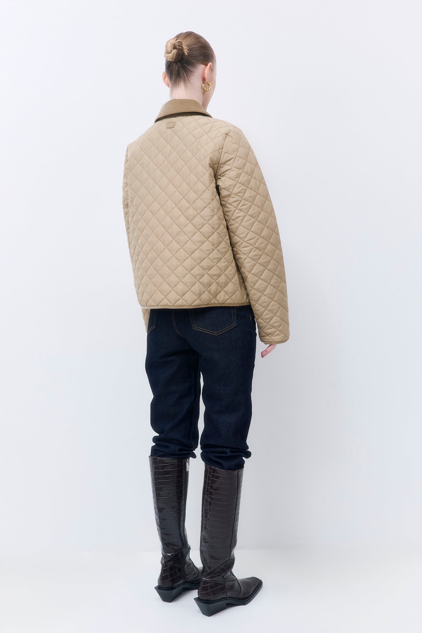 Straight Fit Quilted Jacket