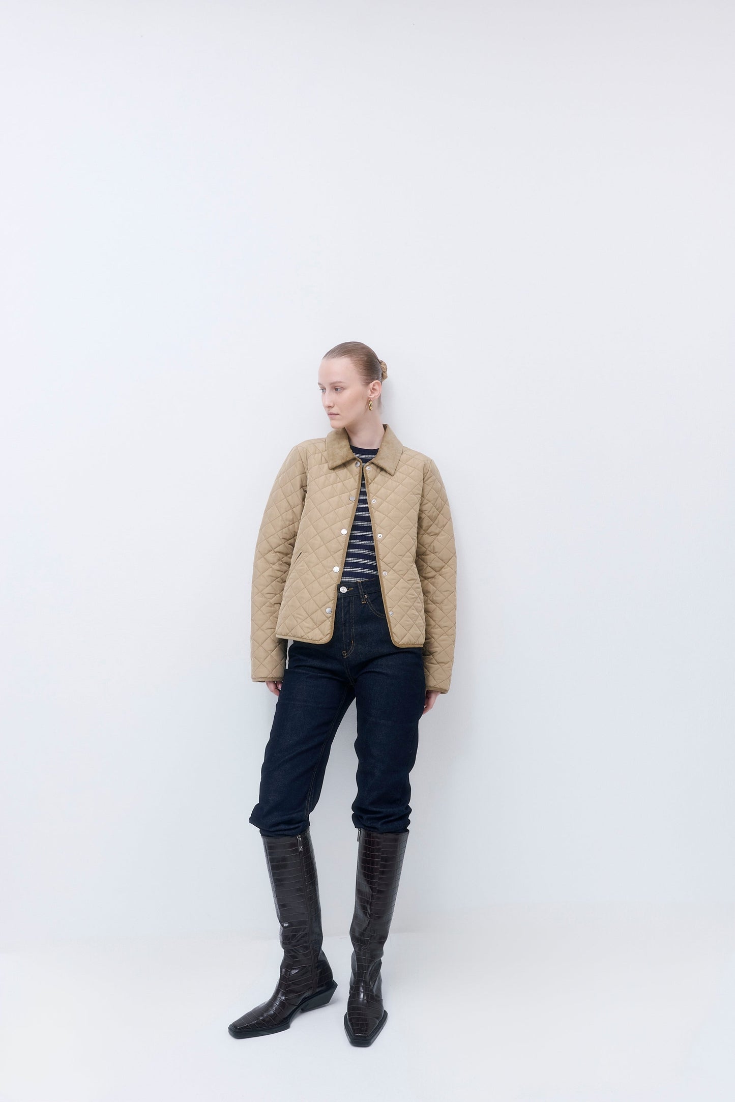 Straight Fit Quilted Jacket