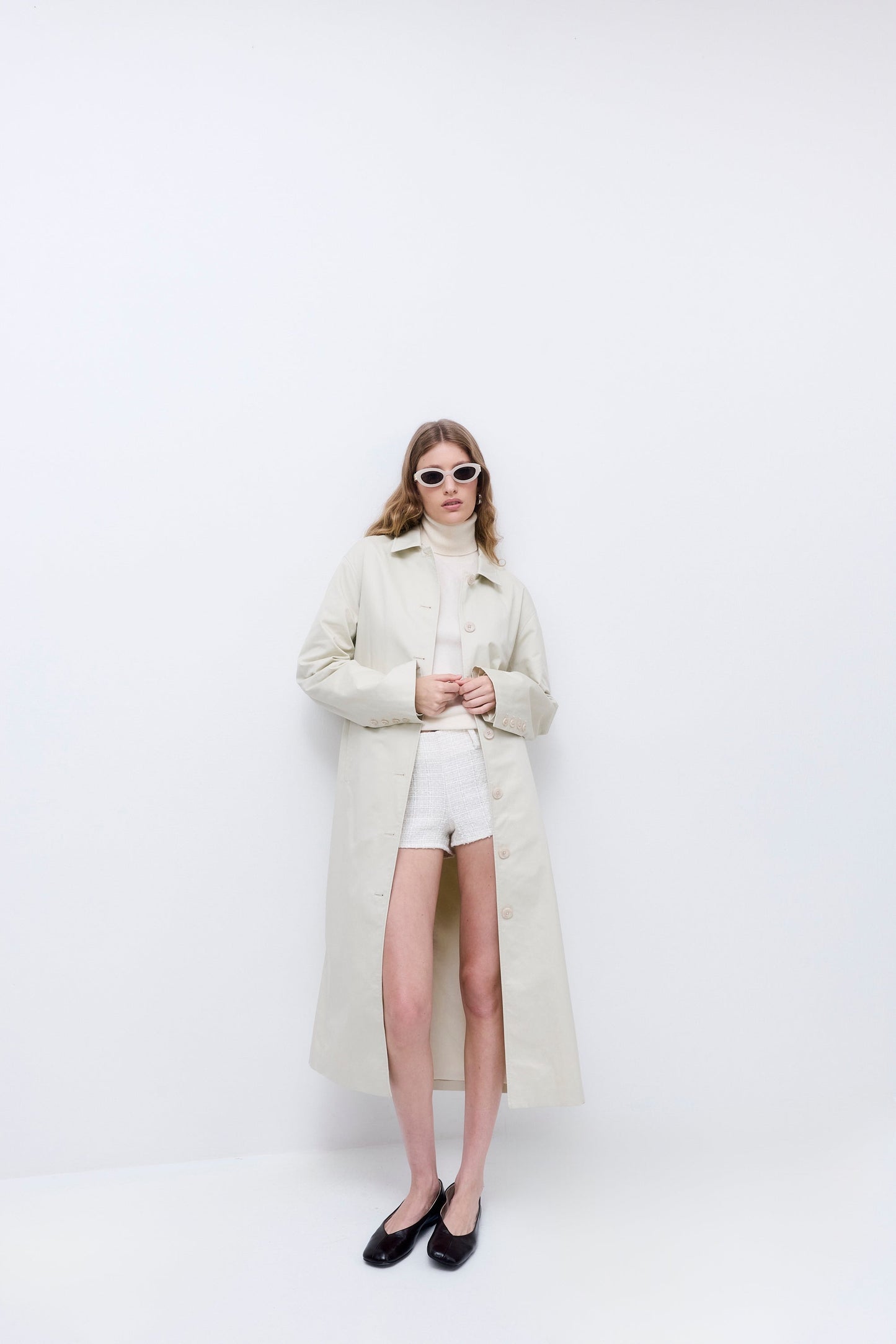 Straight Fit Trench Coat