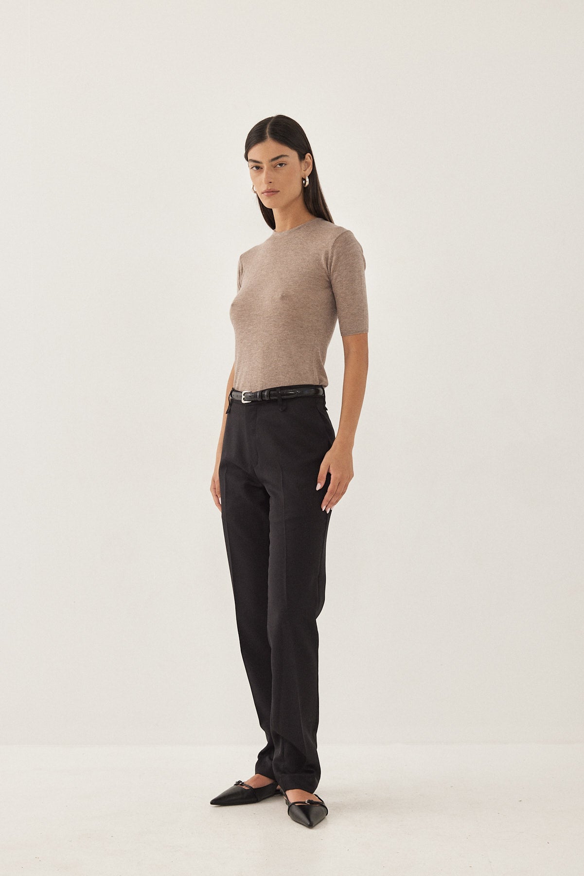 Knitted Mid Sleeve T Shirt - Dé Rococo